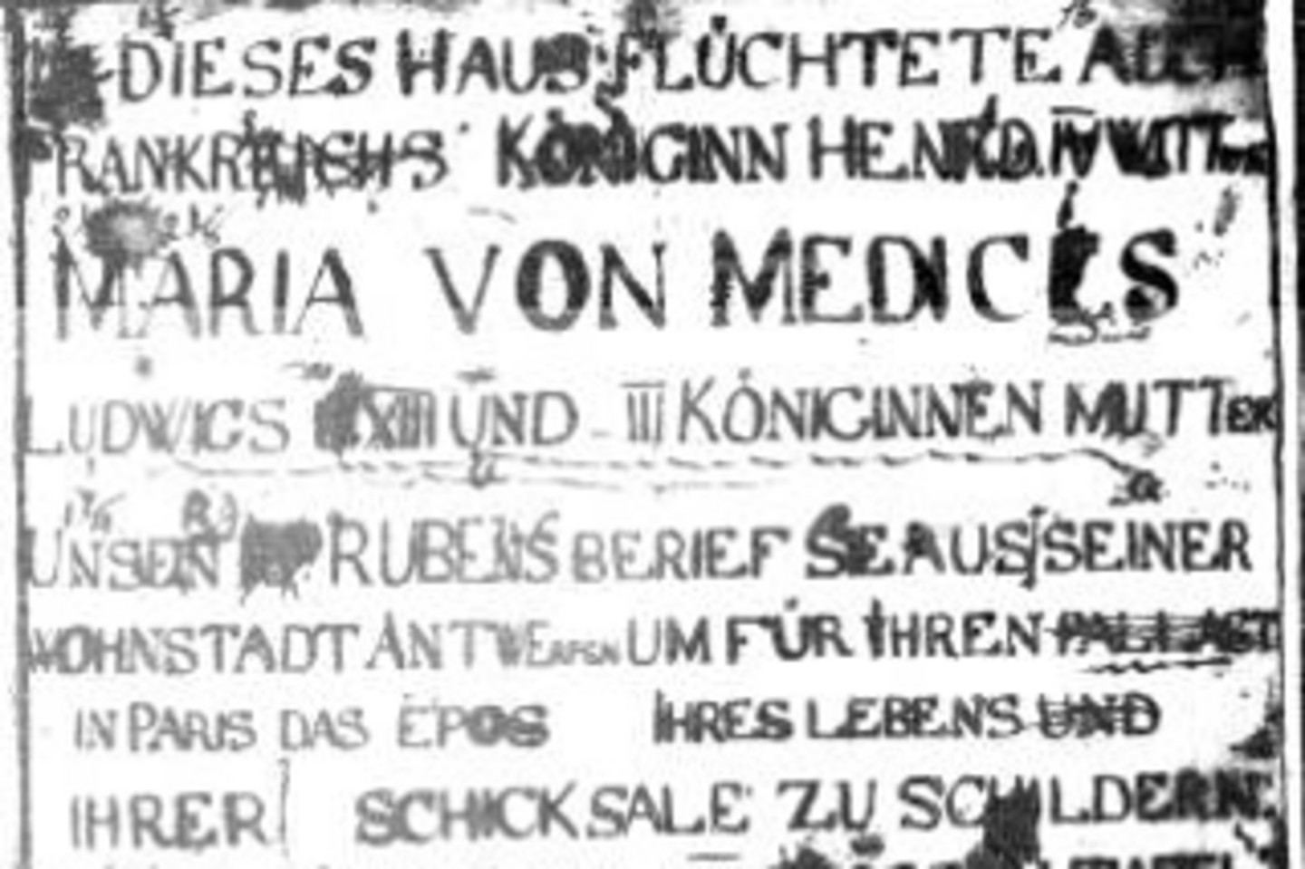 Inschrift an der Sternengasse 10 in Köln