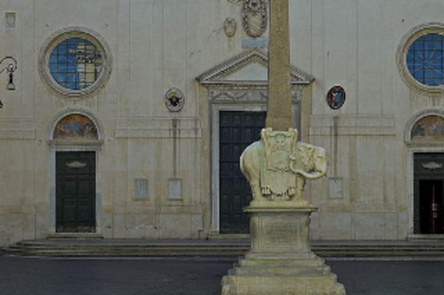 Berninis Elefanten-Skulptur in Rom