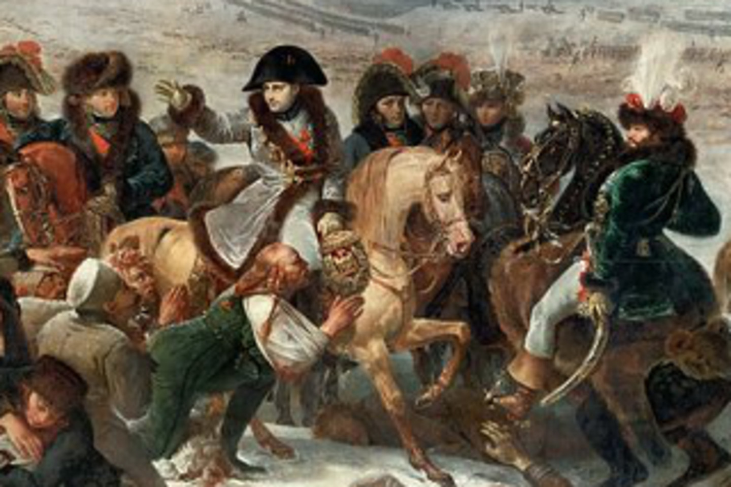 "Napoléon sur le champ de bataille d’Eylau"